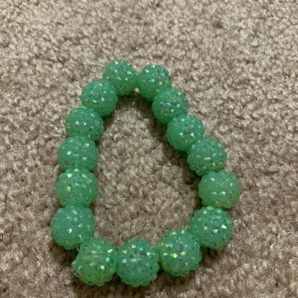 Mint Green Sparkly‎ Bracelet
